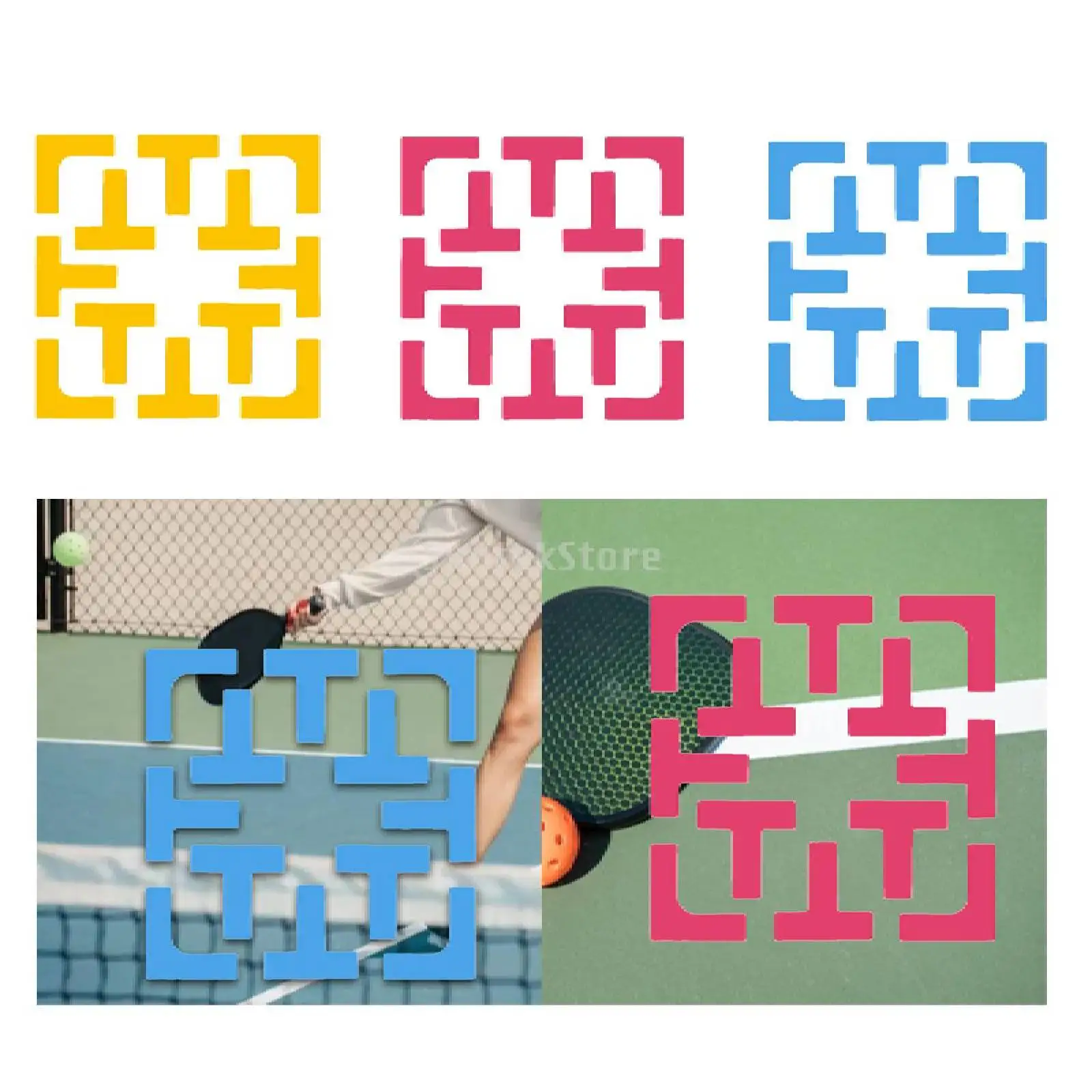 Маркер Pickleball Court аксессуары для теннисного двора портативный маркер маркировки