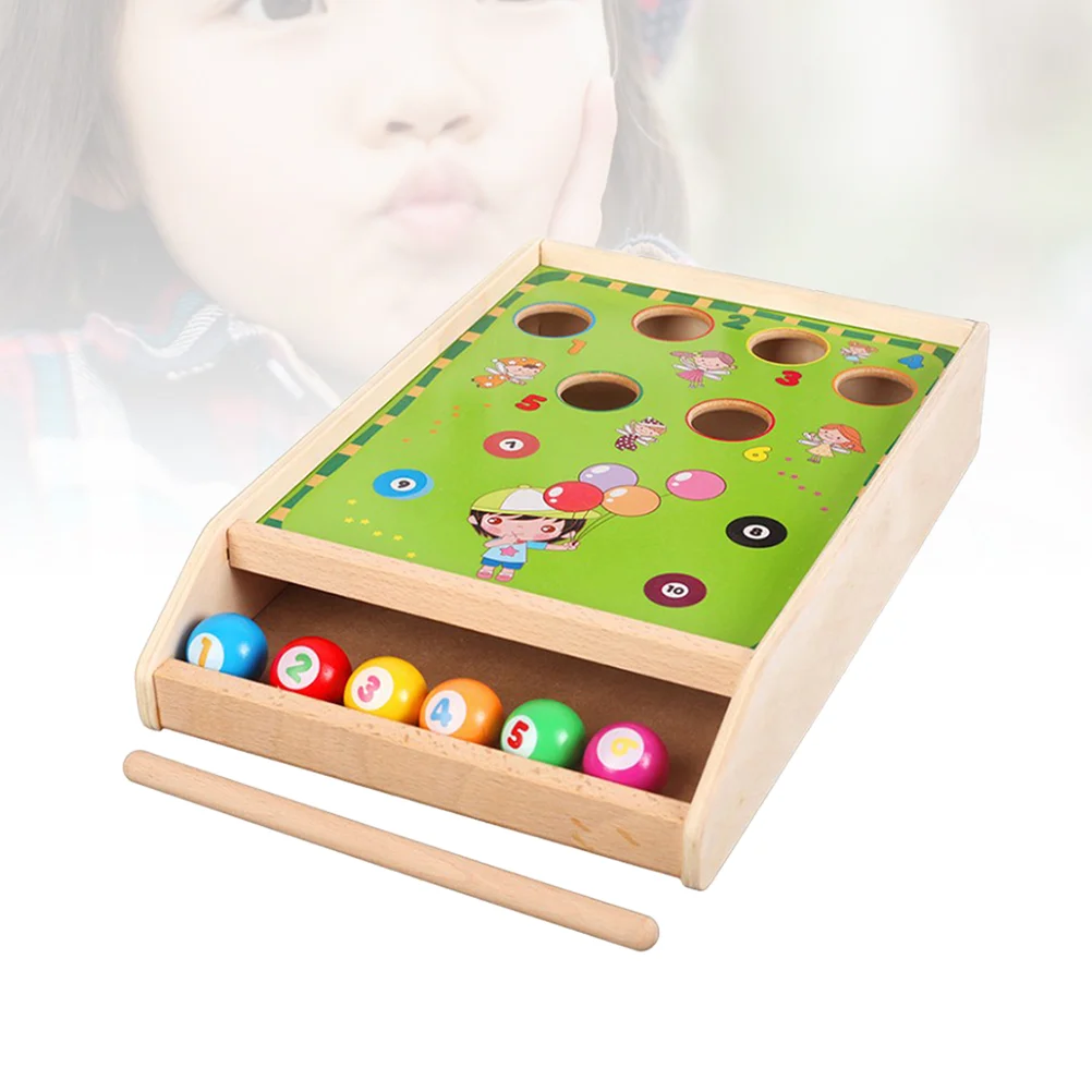 

Parent-Child Interactive Billiard Game Billiard Color Matching Cognitive Wooden Educational Toys for Kids