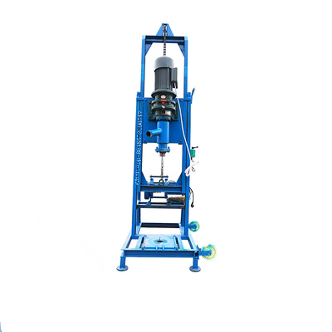 

Telescopic fully automatic water well drilling rig sliding frame type small household drilling rig foldable drilling equipment