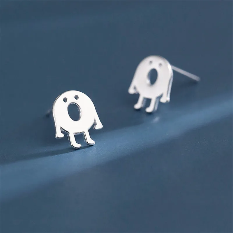 Модные милые геометрические серьги-гвоздики с покрытием для женщин и девочек