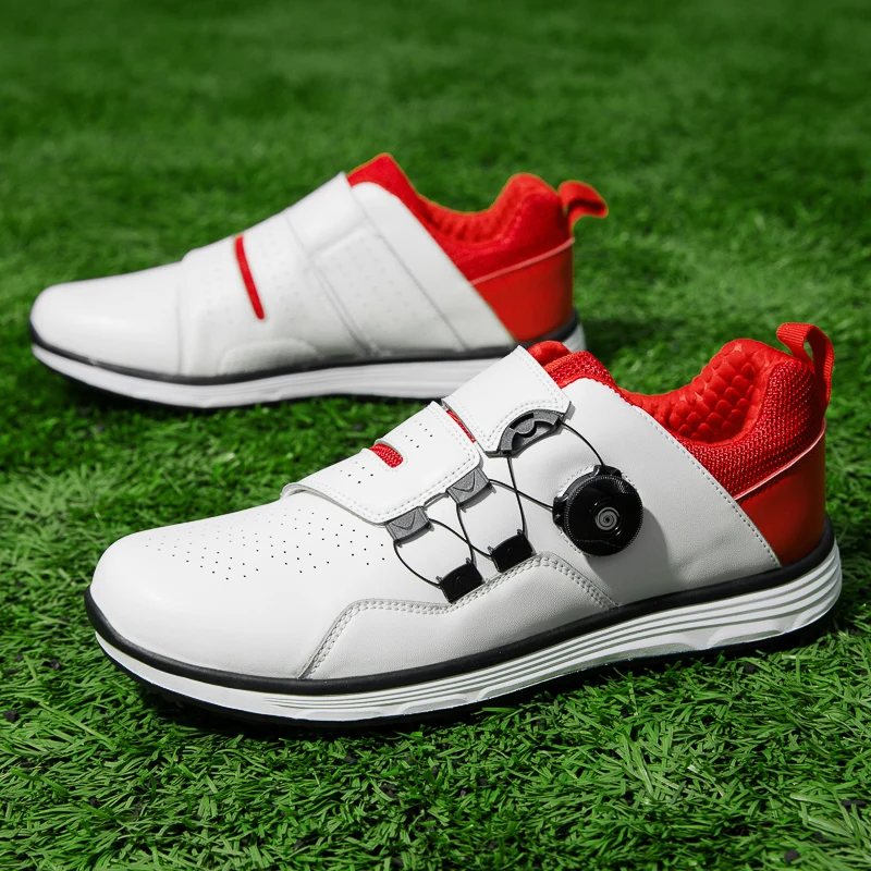2022 New Golf Sneakers Men Spikeless Golf Shoes Comfortable Urban Casual Golf Shoes Breathable Wear-Resisting Outdoor Trainers