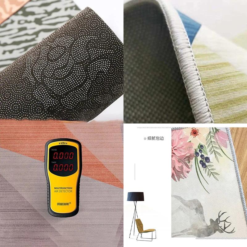 Персидские коврики в богемном стиле Нескользящие Коврики для спальни бохо