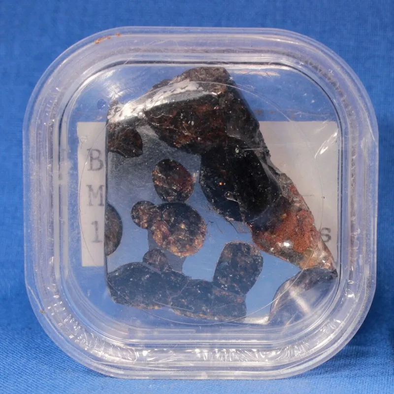 

18 g Brenham meteorite slices - pallasite Kansas