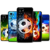 phone case for redmi note 7 8 8t 9 9s 9t 10 11 11s 11e pro plus 4g 5g soft silicone case cover football fans