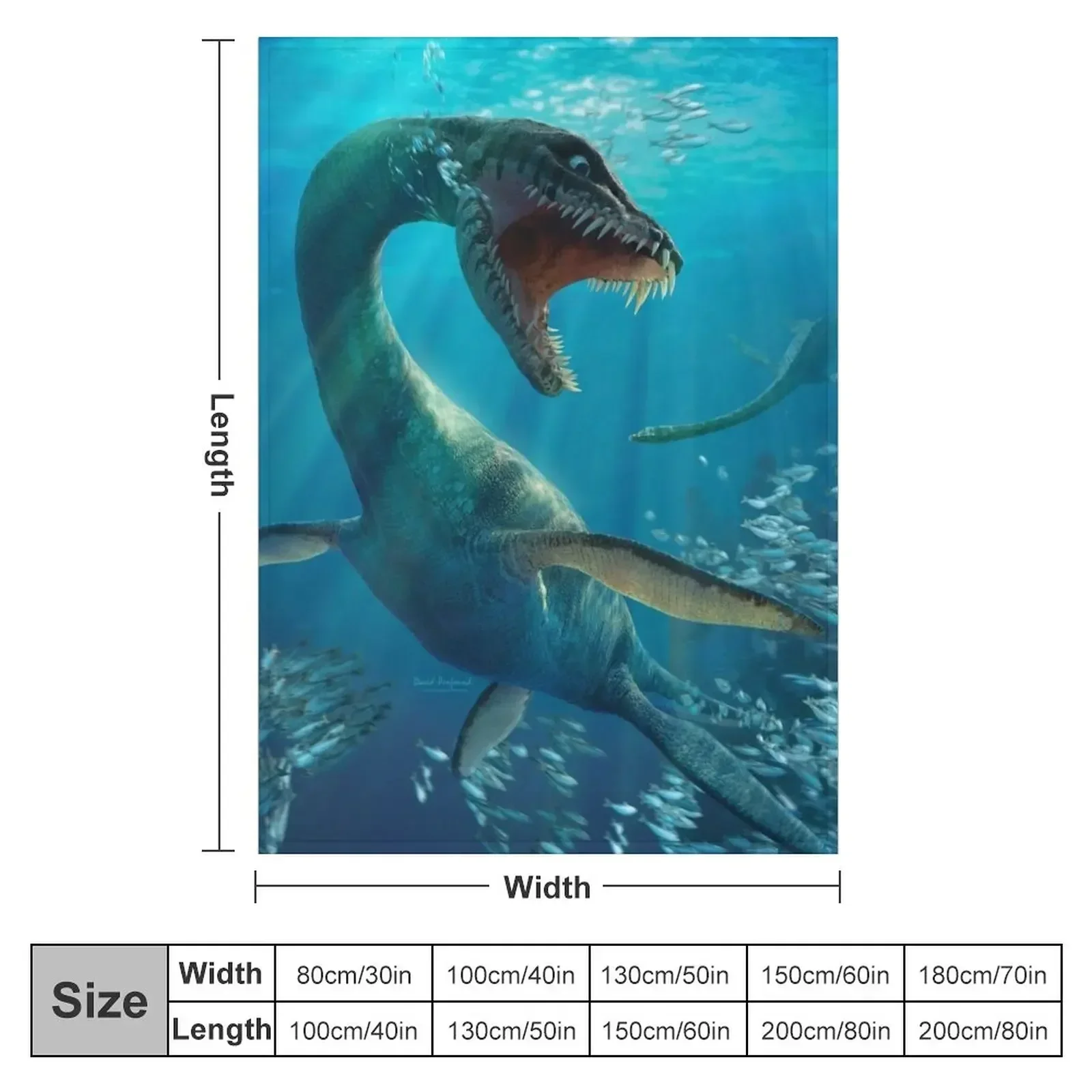 Плед Plesiosaurus одеяло одеяла