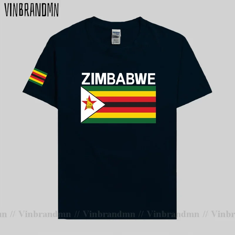 Zimbabwe T shirt Jerseys Nation Team Tshirt 100% Cotton T-shirt Clothing Casual Fashion Tops Tee Country Sporting ZWE Zimbabwean