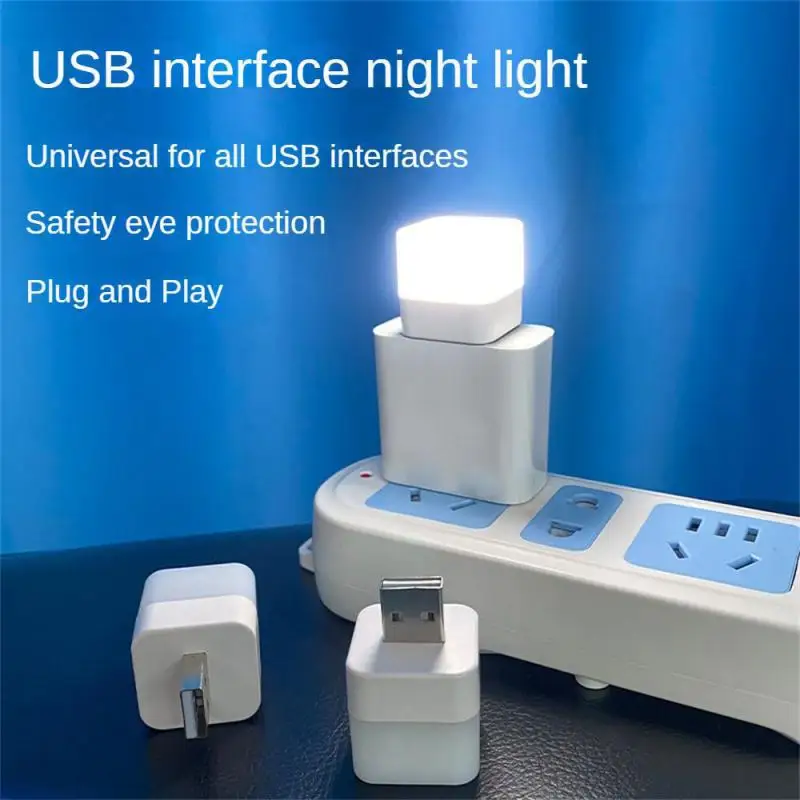 

2.5x3.6cm Reading Light Computer Usb Light Eye Protection Lamp Lighting Tool Usb Interface Mini Table Lamp Small Night Light Led