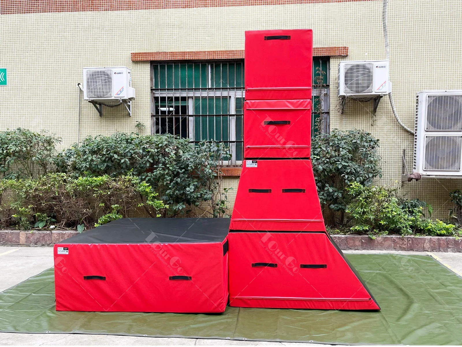 Гимнастическая система ниндзя домашняя игровая площадка паркура мягкая пена