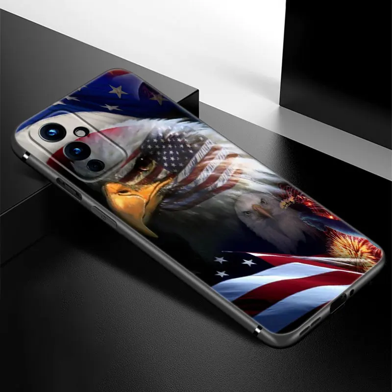 Чехол для телефона с флагом Америки США OnePlus 7 7T 8 9 10 Pro 8T 9R 9RT 10T 10R ACE Nord 2T CE2 Lite N10 N20 N100