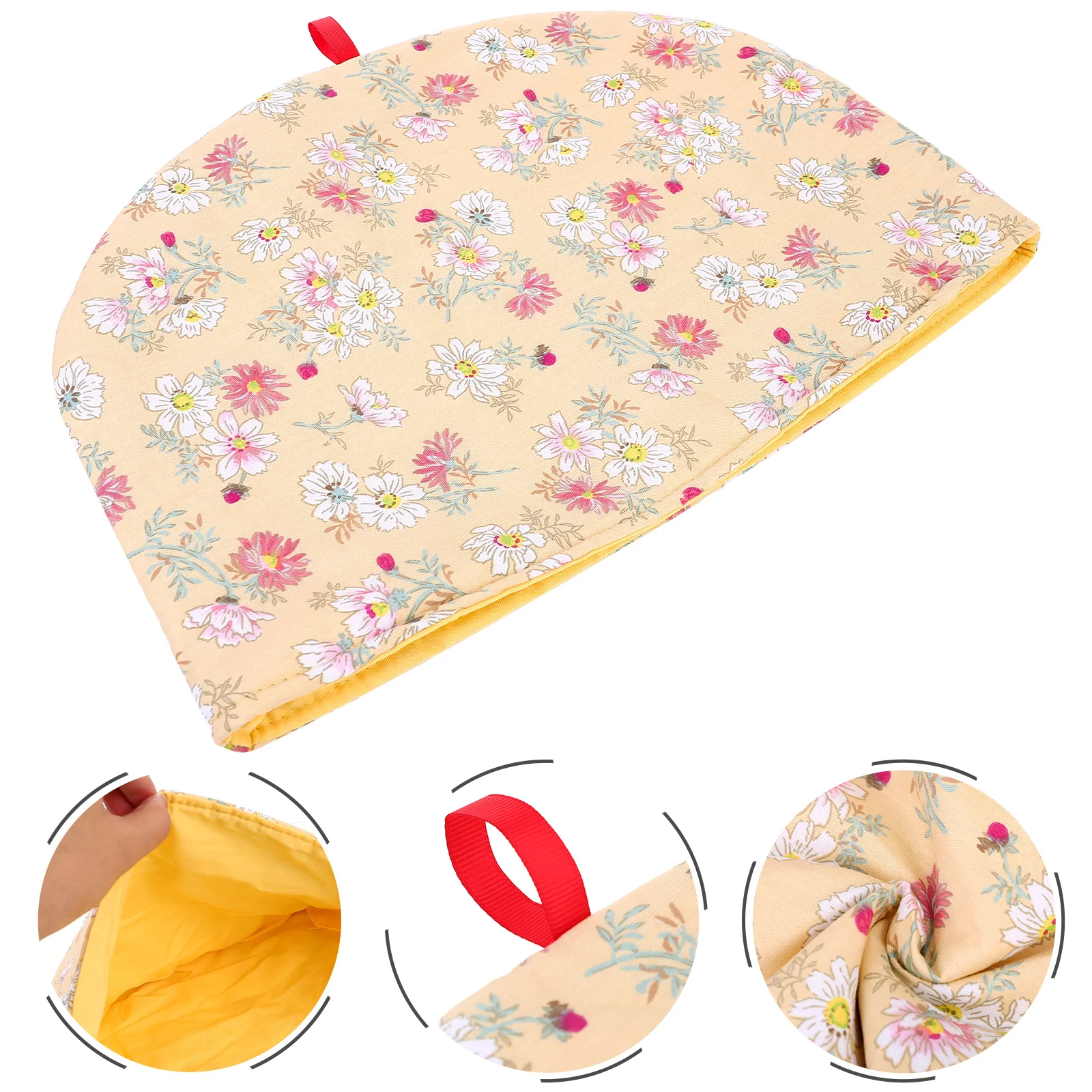 

Tea Teapot Cover Cozy Cosy Potkettle Insulated Warm Warmer Decorative Vintage Floral Quilted Cotton Protector Printed Proof