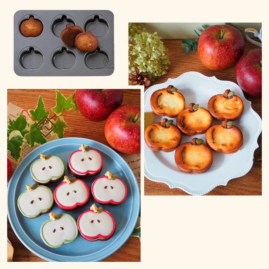 6-полая рождественская елка яблочный варенье пирог из углеродистой стали форма