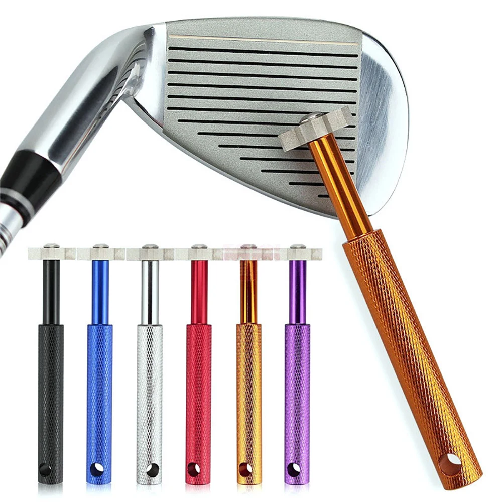 

1PC Golf Sharpener Cleaner with 6 Heads Golf Groove Wedge V U Blades Cutter Cleaning Iron Golf Club Wedge Sharpening Tools
