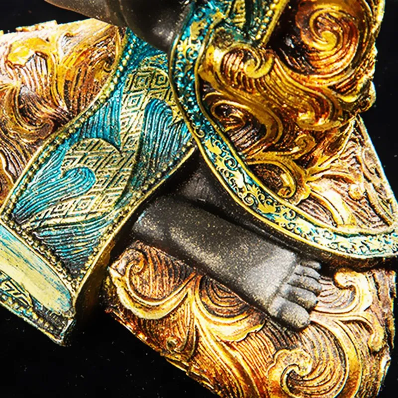 Статуя Будды из Таиланда скульптура смолы ручной работы буддизм индуистская