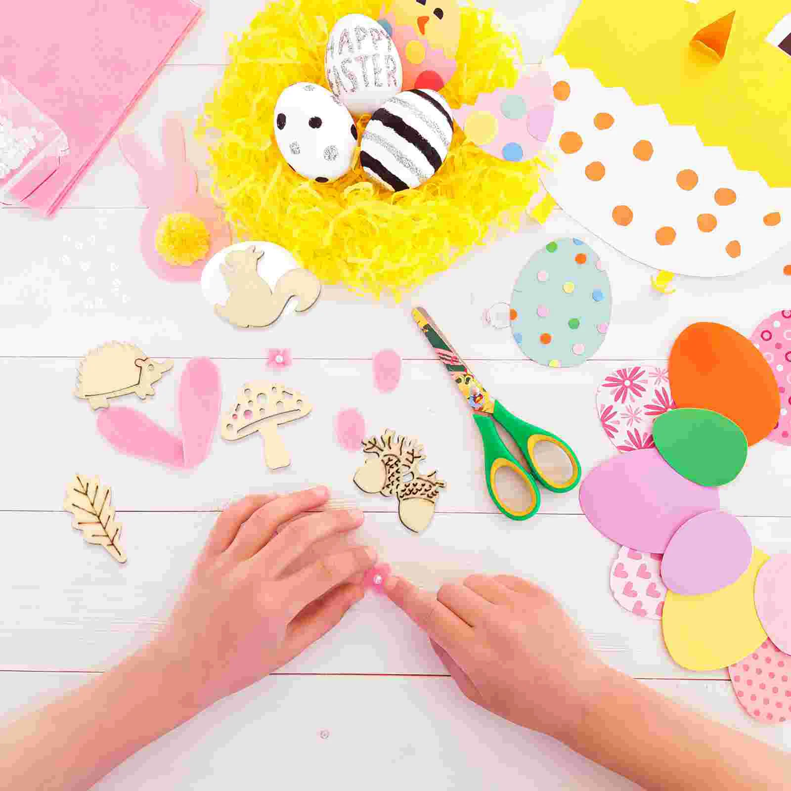 

Wood Woodendiy Crafts Slice Craft Unfinished Christmas Cutouts Animals Painting Pieces Slices Ornaments Kids Ornament Shapes