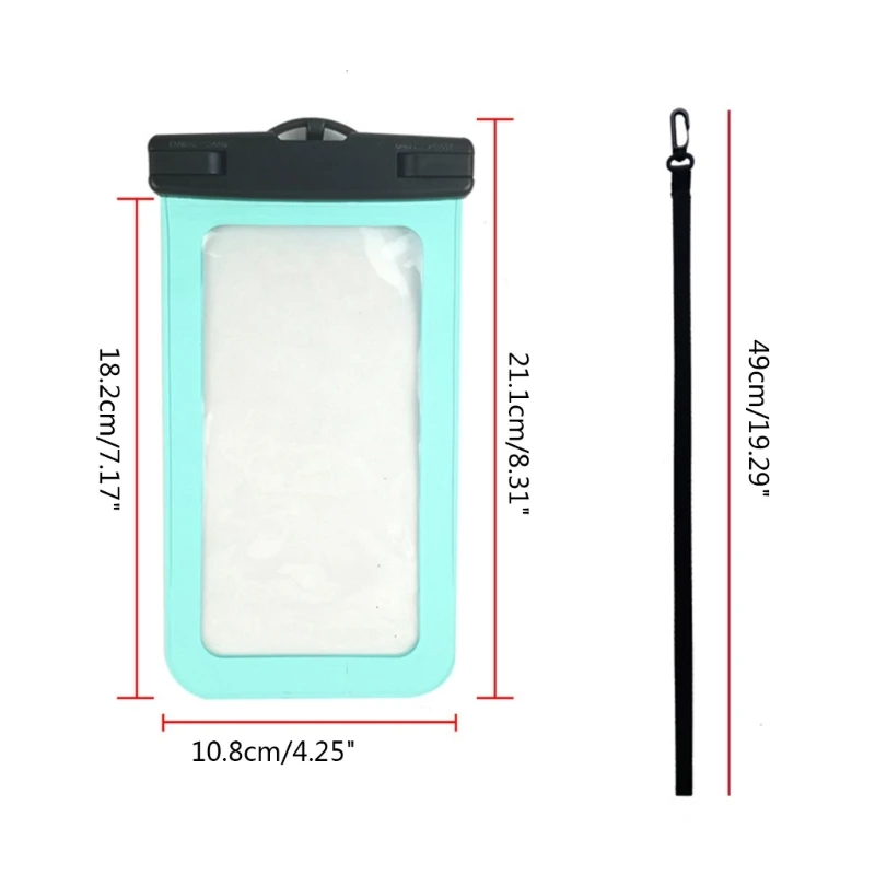 Прозрачный чехол для телефона сухая сумка дайвинга длиной 10 м (32 фута) мобильного