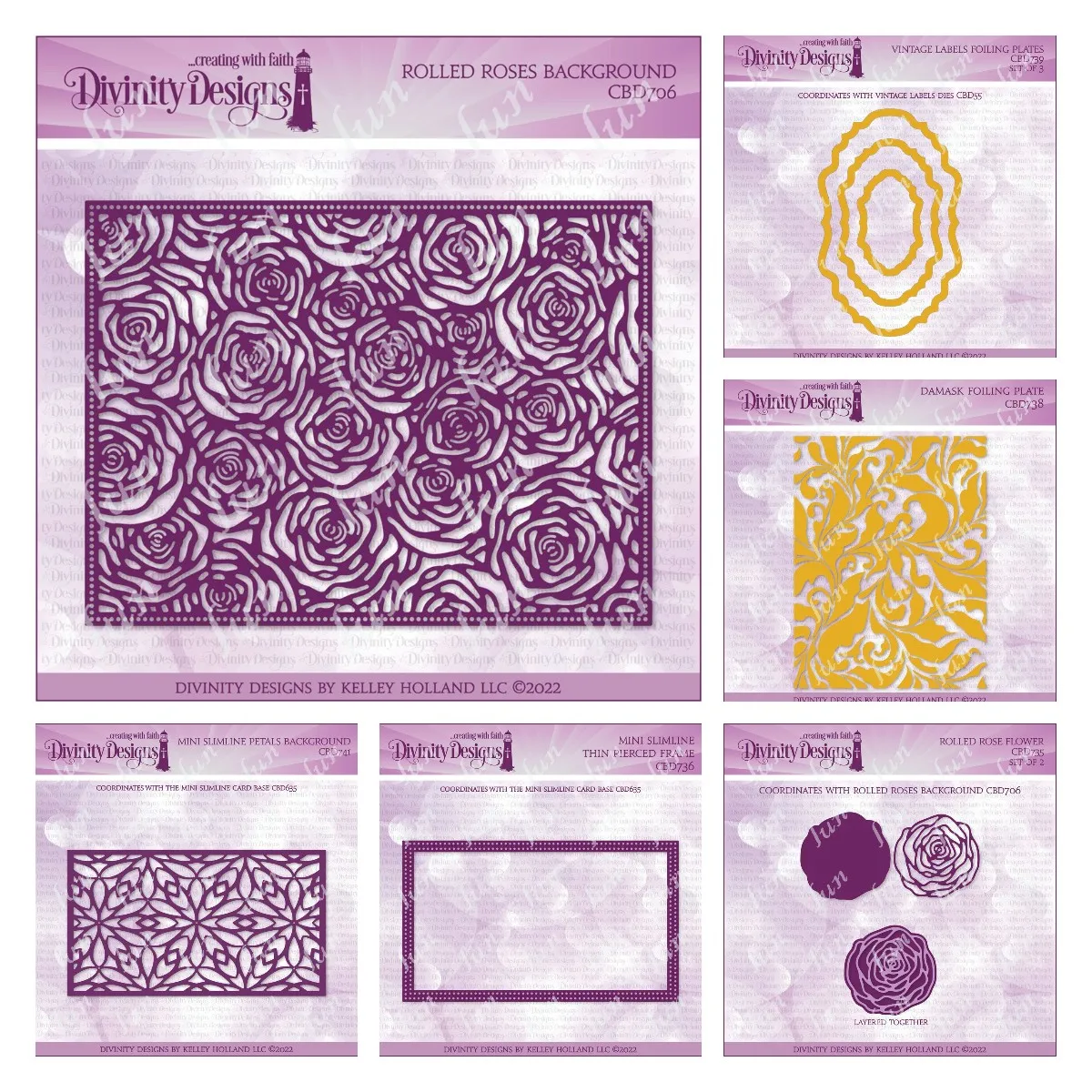

Hot Foil Plates and Metal Cutting Dies 2022 New Rose Flower Background Mold Scrapbooking Decoration Stencil Embossing Template