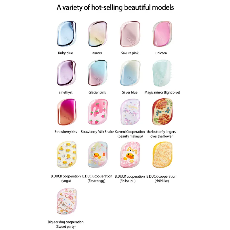 Портативная роскошная расческа-расческа для принцессы уход за волосами без