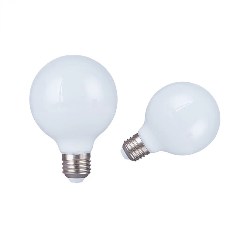 

LED Energy-saving Light Bulb G80/G95 Fully Transparent E27 Light Bulb Flicker-free Milky White E27 G80 Round Light LED Light