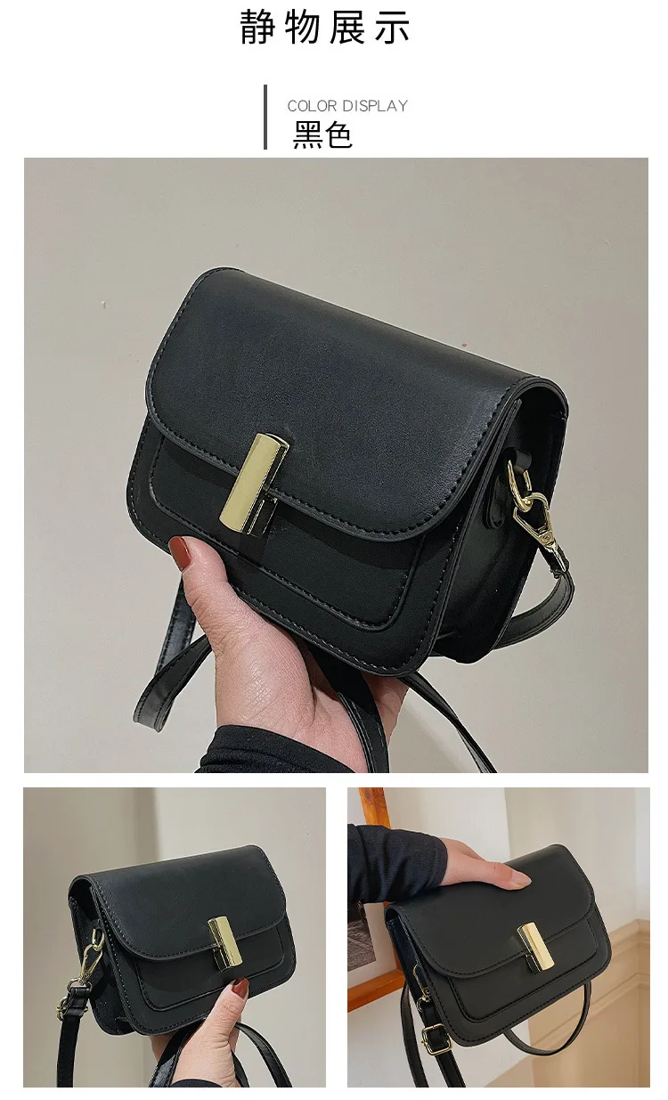 

Brand Bag Spring New Bag Women's 2022 Fashion Texture Single Shoulder Small Square Bag Korean Version All-match Messenger Bag