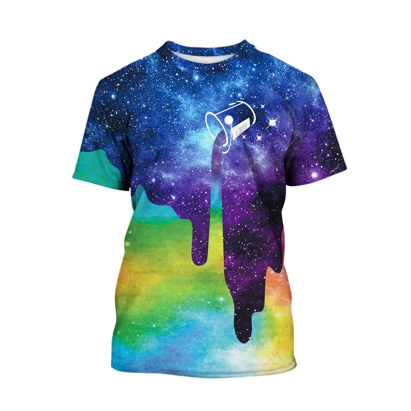 

2023 Pour A Drink Funny 3d Printing T Shirt Summer Fashion Casual Men T-shirt Unisex Hip Hop Harajuku Streetwear Tee Tops Male