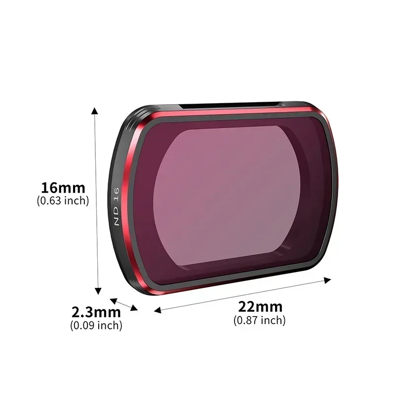 Набор фильтров STARTRC ND для объектива камеры DJI Pocket 3 CPL ND16 ND8 ND32 ND64 ND256