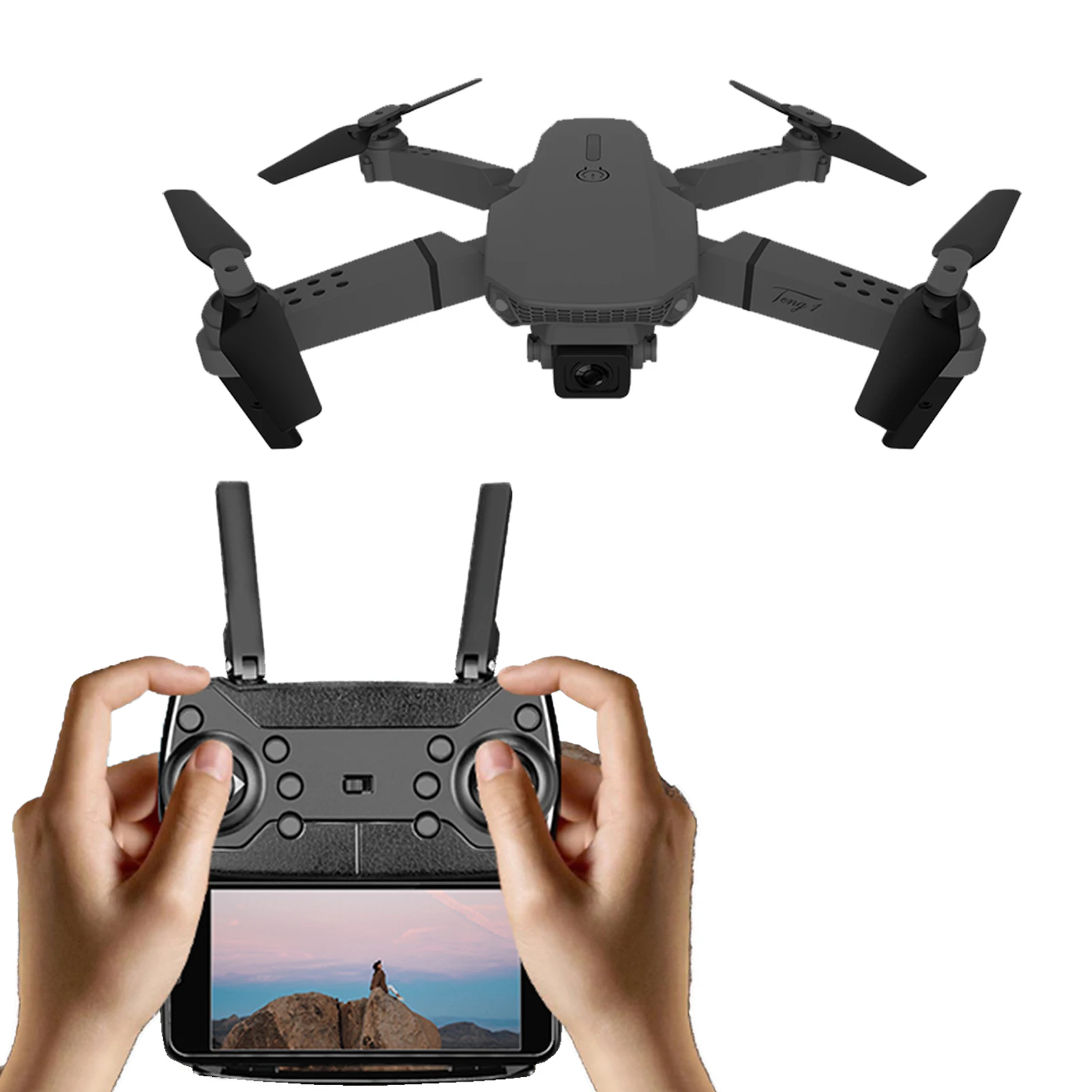 

GPS Drone 4K Camera Drone With Camera 4K Drones For Adults WiFi FPV RC Quadcopter 3D FlipFoldable Mini Drones Toys Gifts For