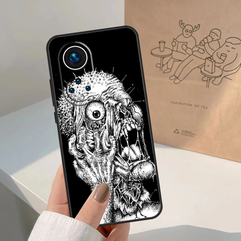 Фото Готический Модный чехол с черепом для Honor 50 Lite 10i 8X 9X, чехол для Huawei P30 P20 P40 P50 Pro Nova 5T P Smart 2021, чехол №5