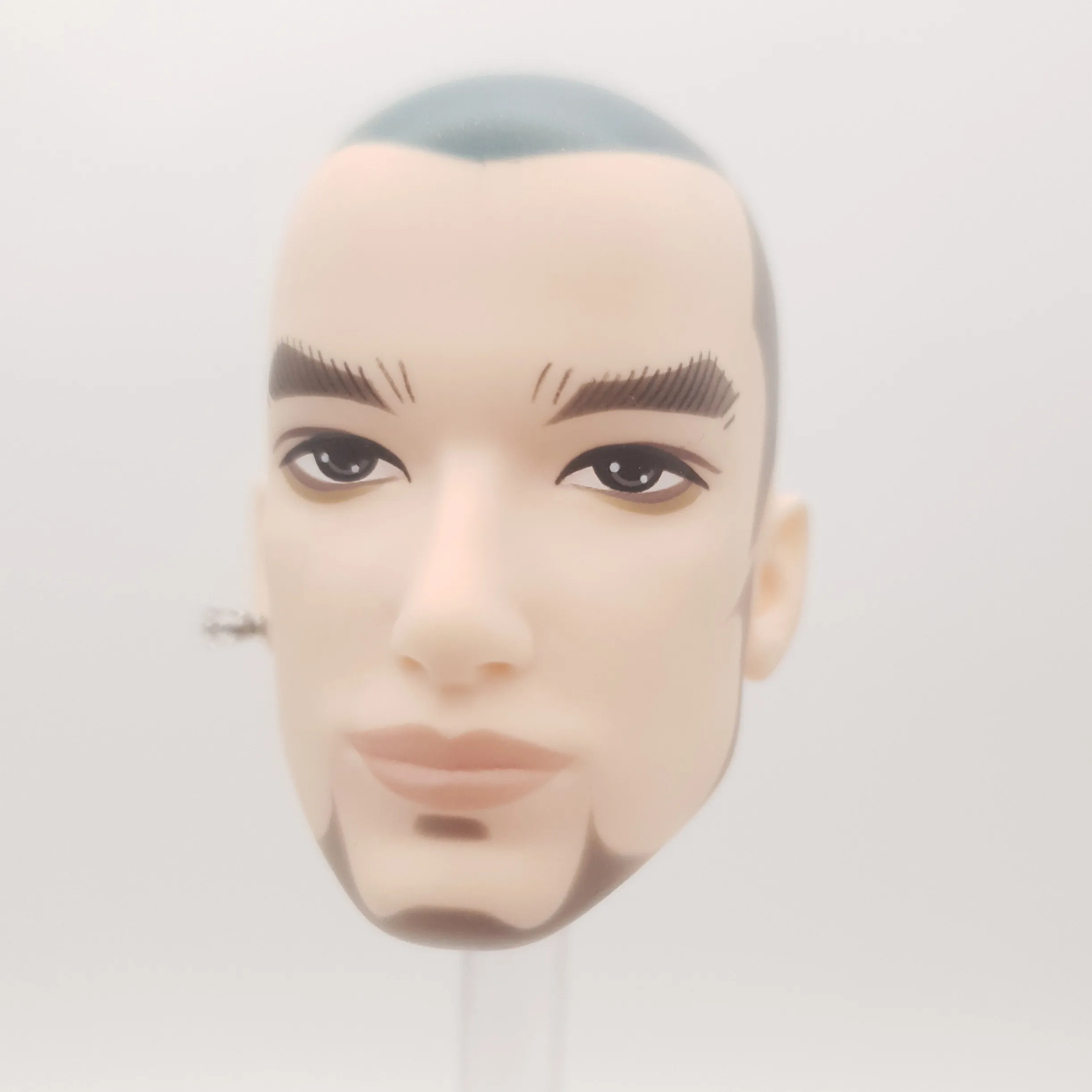 

Модная маска для мужчин, масштаб 1/6, крем, белая кожа, Кукольная голова OOAK