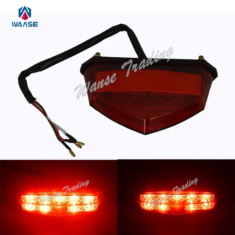 

WAASE задний фонарь для юбки Fender Eliminator задний светильник Taillamp задний тормоз светодиодный светильник красный объектив для HONDA Grom MSX 125 2013 2014-2019