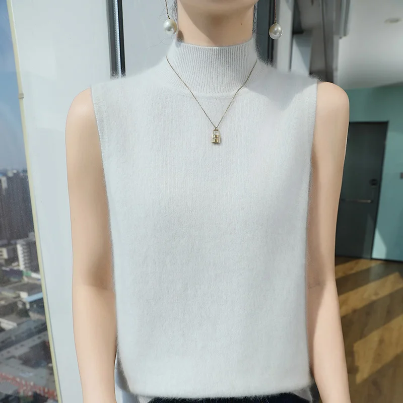 100% норковый кашемировый свитер осень-зима новинка Женский пуловер с воротником