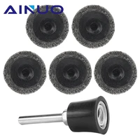 25pcs 25mm nylon fiber polishing wheel buffing pad r type quick change grinding disc non woven abrasive tool accessories