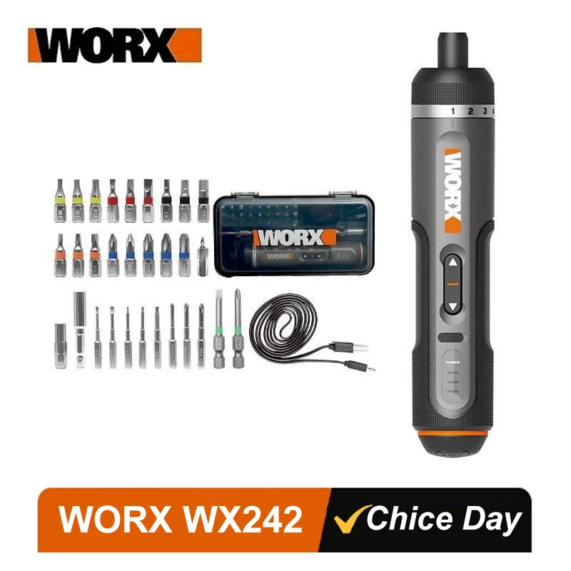 

WORX WX242 Беспроводной шуруповерт
