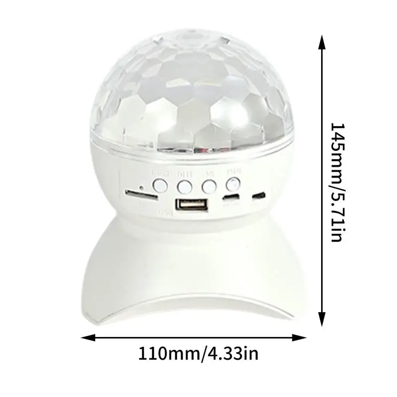 Disco Ball LED Light DJ Strobe Light USB Rechargeable Stage Strobe Lamp With Wireless Speaker Perfect For Birthday Karaoke images - 6