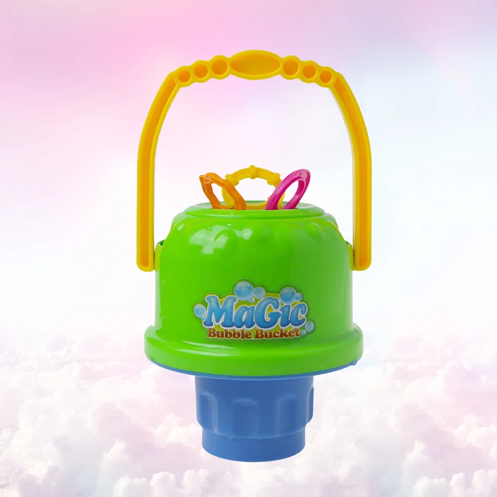 

1PC Spillproof Bubble Bucket Toy Portable Blow Bubbles Toy Creative Bubble Maker Toy Cartoon Bubble Blower Toy Educational Kids