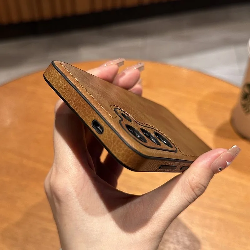 Фото Мягкий кожаный чехол для телефона Samsung Galaxy S25 S24 S23 Ultra S22 Ultra, противоударная задняя крышка для Samsung Galaxy S24 Plus №5