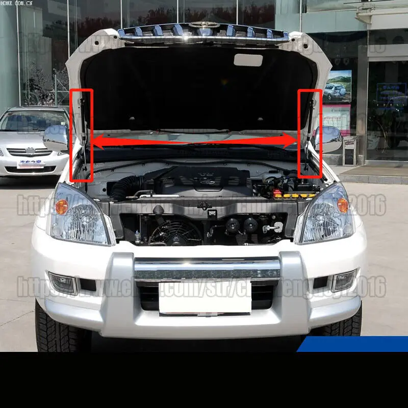 2 шт. передняя крышка автомобиля гидравлические стойки амортизаторы отделка для