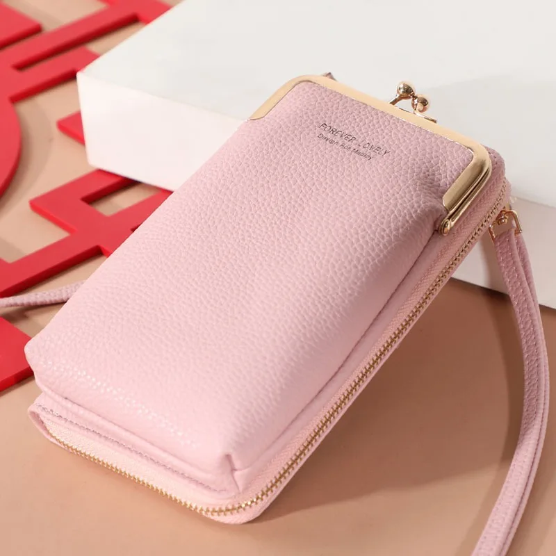 

Small Women Crossbody Bags Mini PU Leather Shoulder Messenger Bag High Capacity Clutch Bag Handbag Female Phone Key Bag Purse