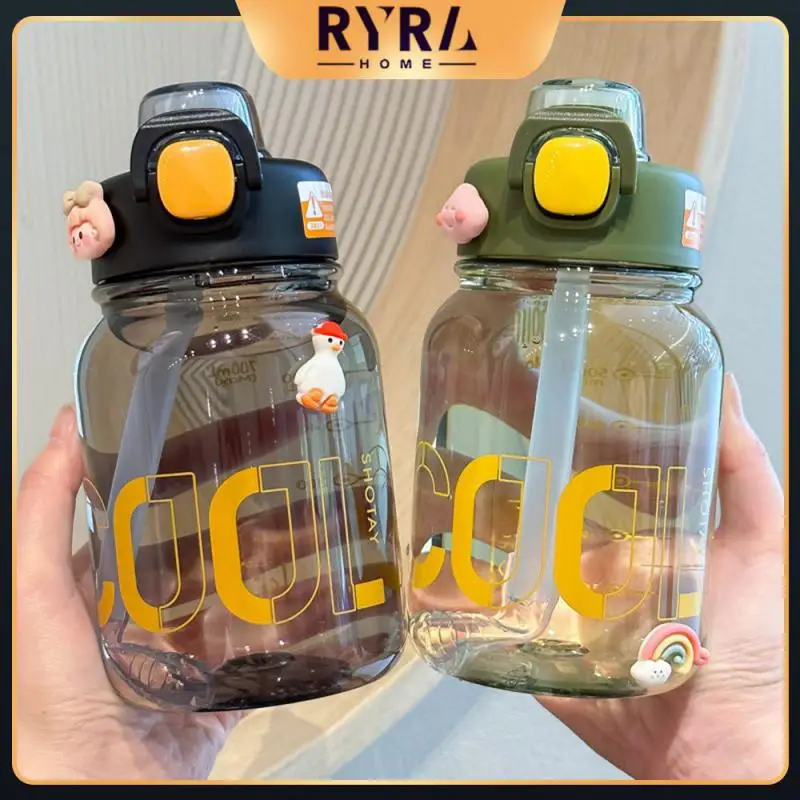 

For Girls Drink Bottle 700ml Straw Water Bottle For Students Water Bottle Outdoor Kitchen Tools Shipping Sports Water Bottle Pp