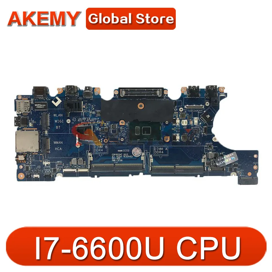 

NEW LA-C461P I7-6600U CPU Dell Latitude 14 7470 E7470 Laptop Notebook Motherboard CN-0PCVDX PCVDX Mainboard 100% Tested