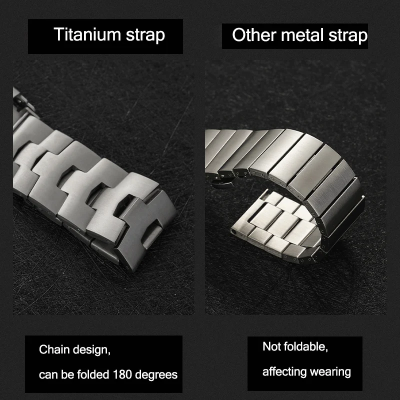 Titanium Strap For Apple Watch Ultra 49mm Titanium Wristband For iWatch 8 7 6 5 4 3 2 SE 60g Weightless Watchand with gift Box enlarge
