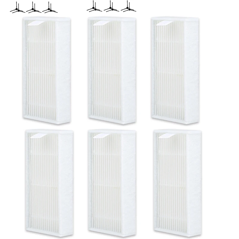 

Фильтр НЕРА Для робота-пылесоса Ecovacs X500 X580 KK8 ML009 CR120 CR121 CEN540 CEN250, 6 шт.