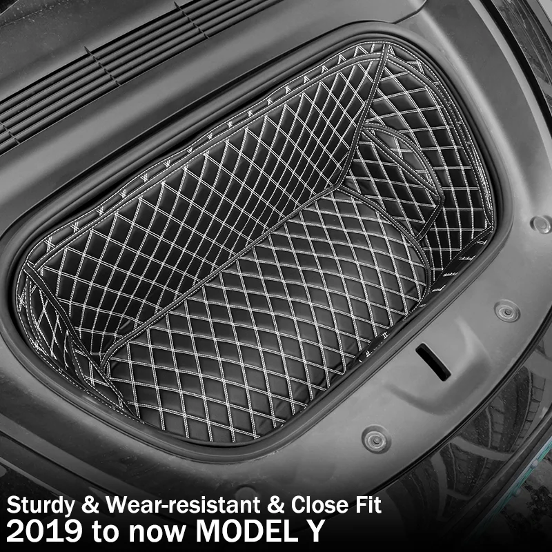 

For Tesla Model Y 2020 2021 Interior Accessories Car Front Trunk Storage Mat