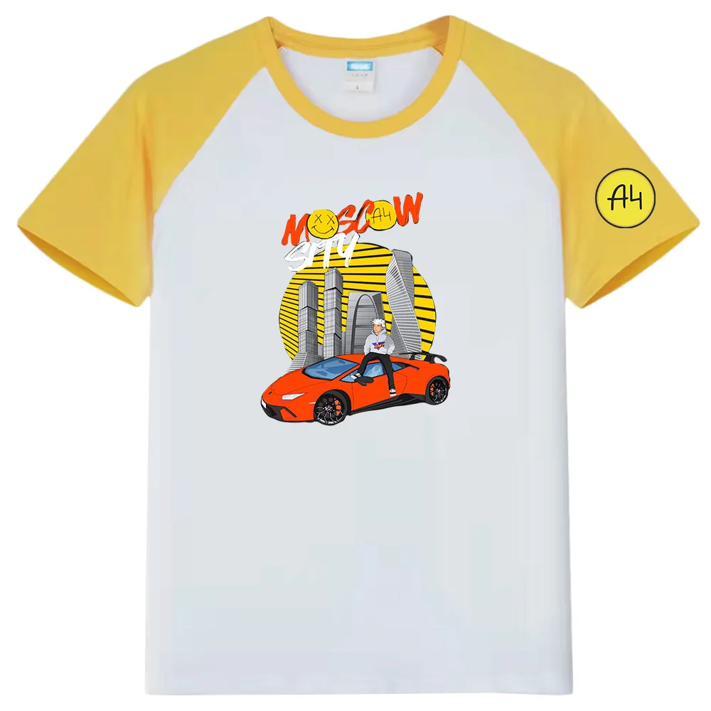 Merch A4 Lamba T-Shirts Kid's Summer Baby Boy Clothes Chidren Casual Clothing Girl's Tops а4 мерч для детей 100%Cotoon Tee Shirt