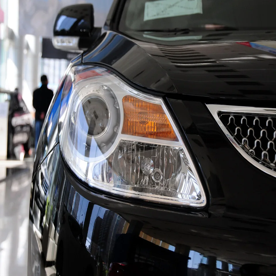 Для Hyundai Veracruz 2007 2008 2009 2010 2011 2012 крышка фары линза из плексигласа прозрачный абажур