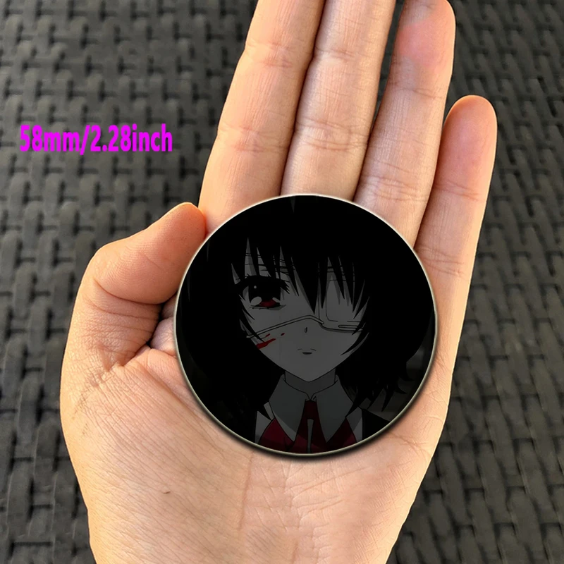 Брошь с аниме принтом Mei Misaki