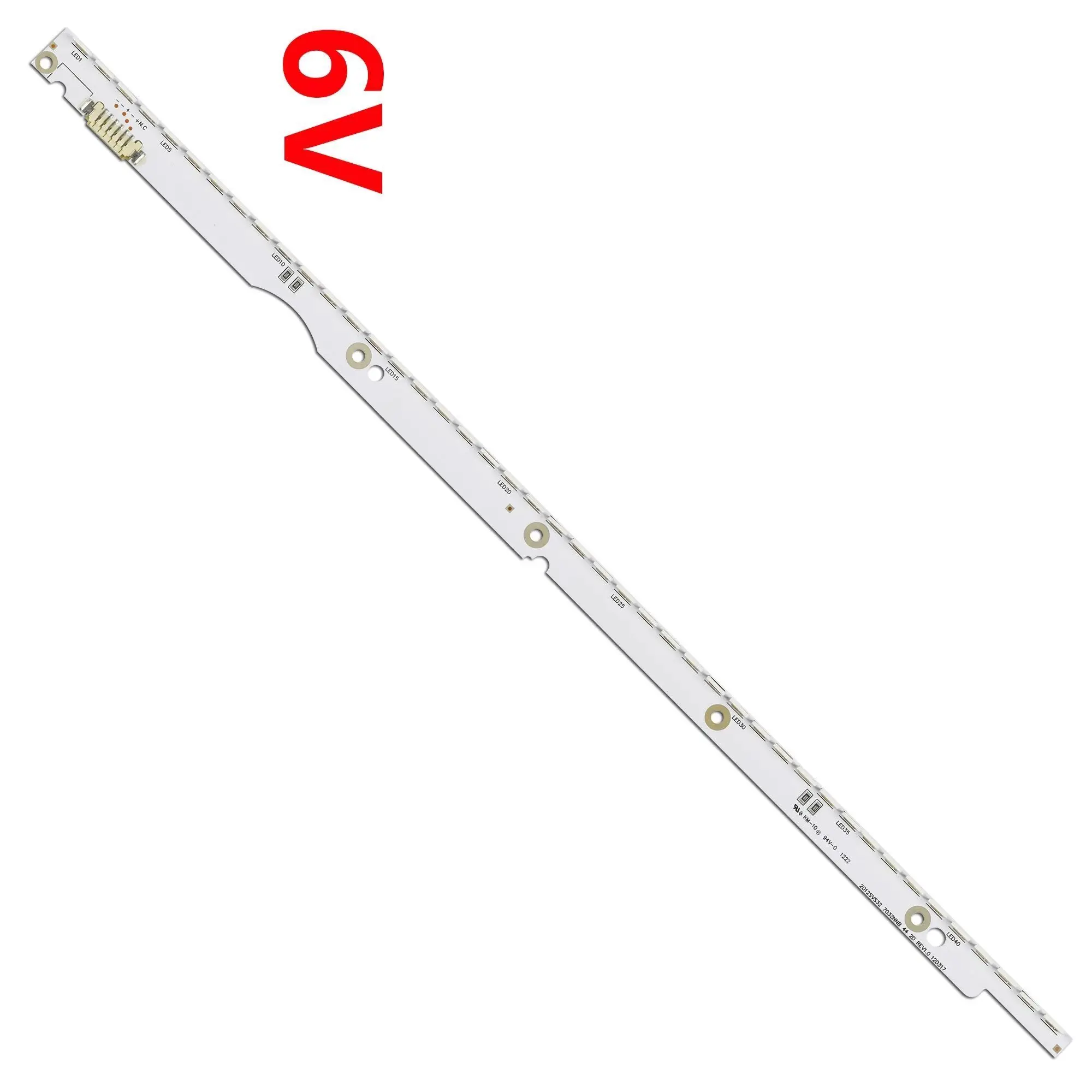 

Новинка, 10 шт., Светодиодная лента 44LED6V 406 мм для Samsung UA32ES5500, UE32ES6100 SLED 2012svs32 7032nnb, 2D V1GE-320SM0-R1 32NNB-7032LED-MCPCB
