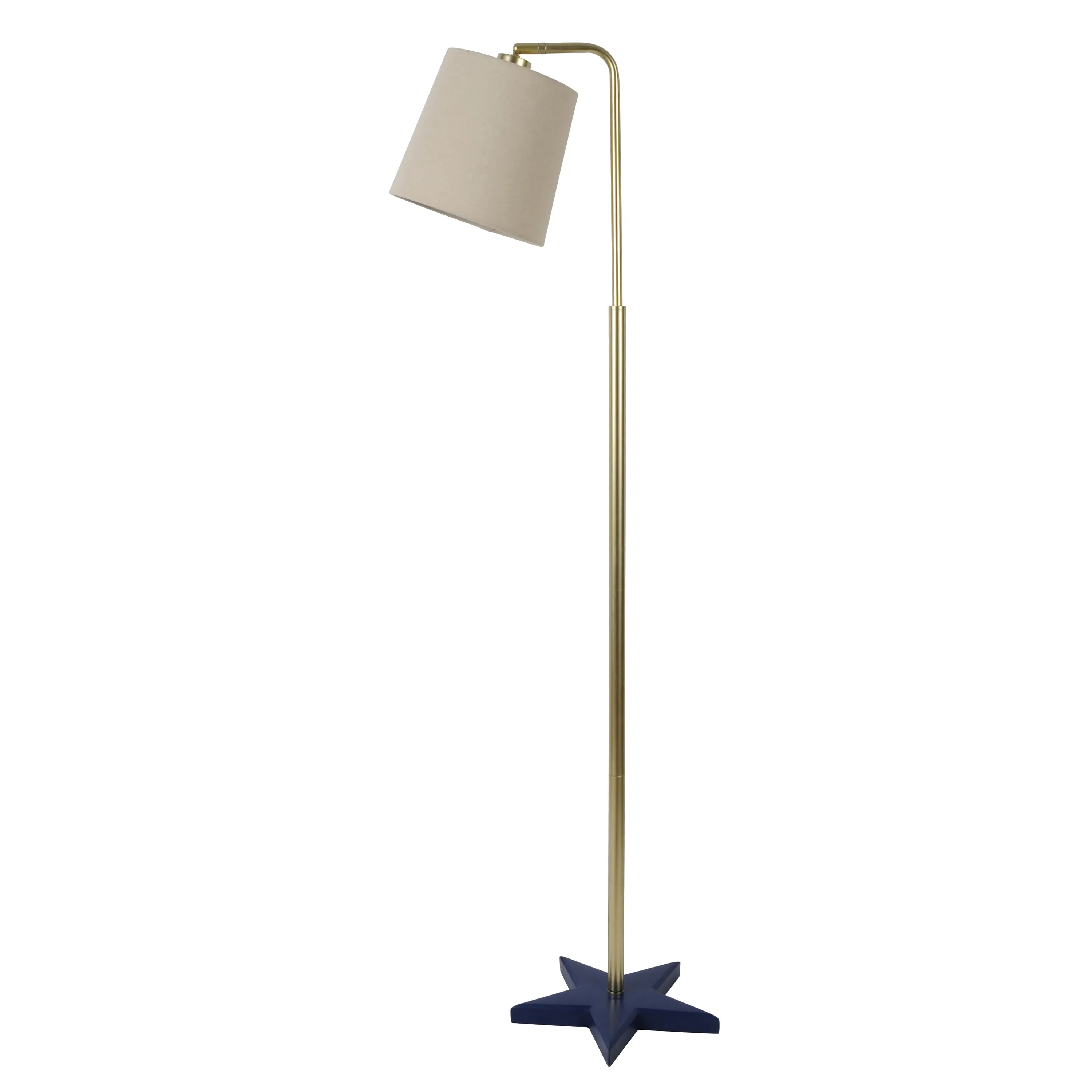 

57" Star Base Downbridge Gold Floor Lamp