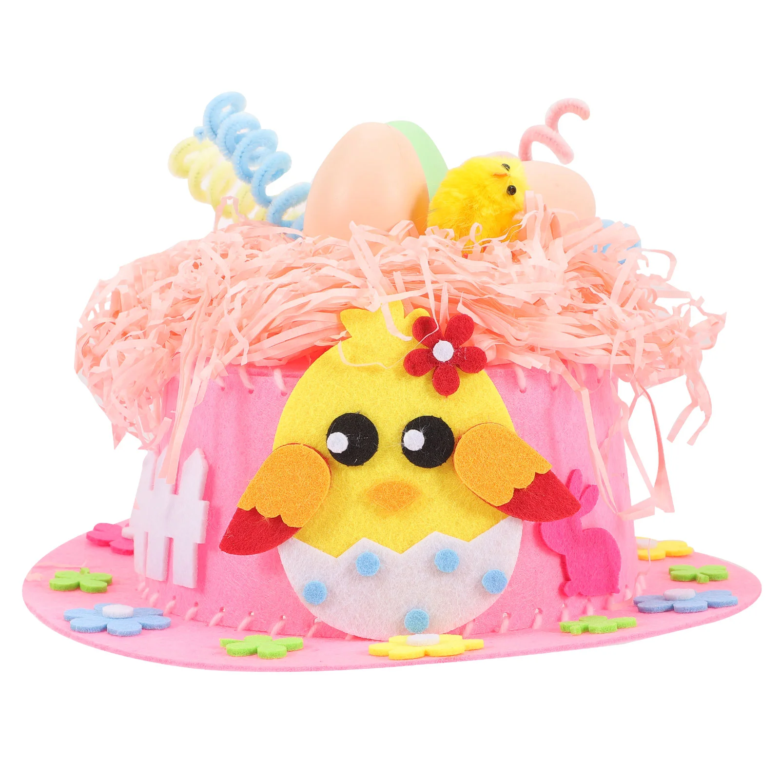

Easter Hat Diy Party Craft Crafts Material Rabbit Kids Making Materials Basket Supplies Stuffers Favors Props Photo Kits Booth