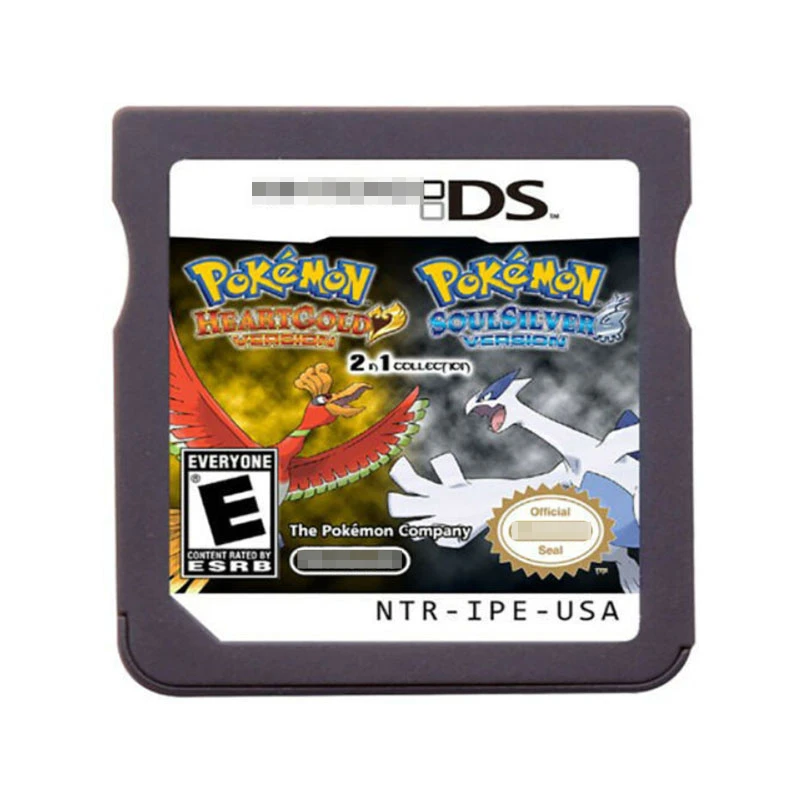 NEW Video Game Cartridge NDS Game Console Card for DS 2DS 3DS Pokemon Gold Silver Black White 2 in 1 Children's Birthday Gifts images - 6