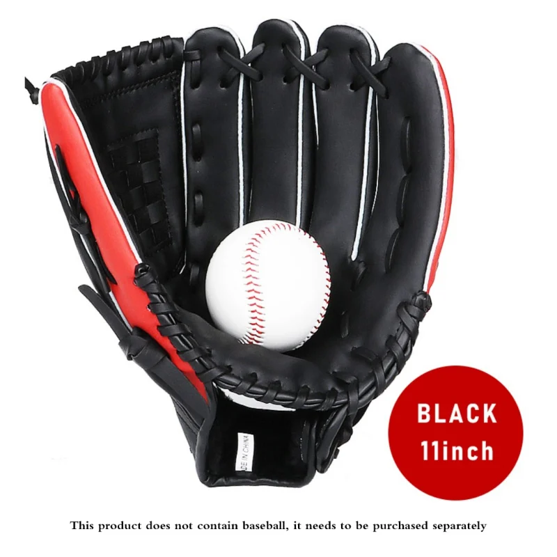 

Youth Baseball Gloves PU Leather Baseball Gloves Durable Infielder's Mitts Baseball Accessories 11/11.5 Inch